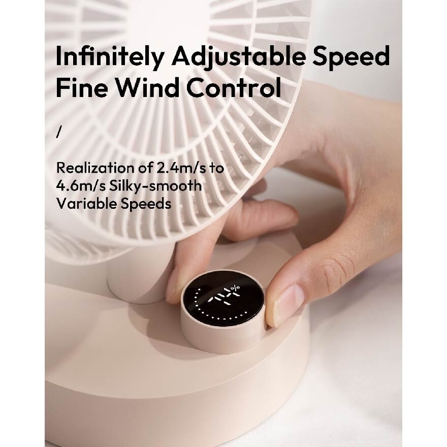 Mini Desktop Oscillating Fan Plume (2000mAh)