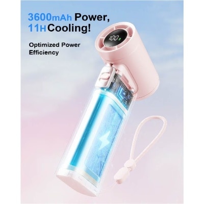 SOTHING SOTHING Turbo Handheld Fan Engine Slim (3600mAh) DSHJ-S-2422B (PINK)