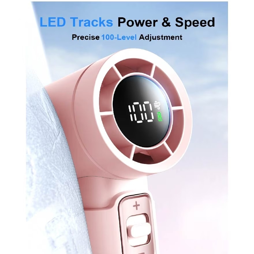 SOTHING Turbo Handheld Fan Engine Slim (3600mAh) DSHJ-S-2422B (PINK)