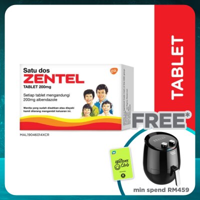 ZENTEL Albendazole Deworming Tablets 2S