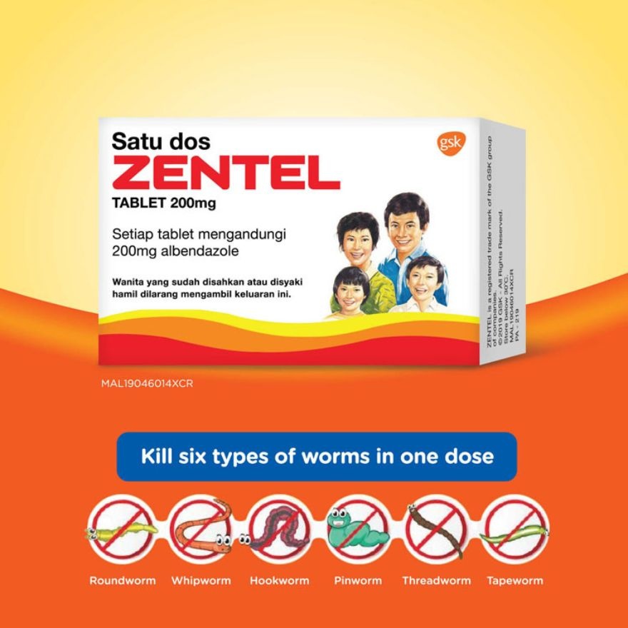Albendazole Deworming Tablets 2S image
