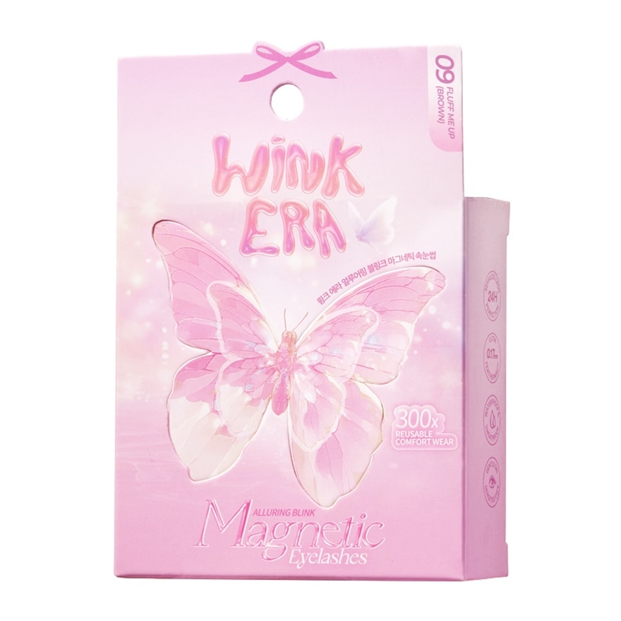 Wink Era Alluring Blink Magnetic Eyelashes 09 Fluff Me Up Brown