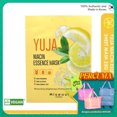 MISEOUL - Yuja Niacin Esse Sheet Mask 23g