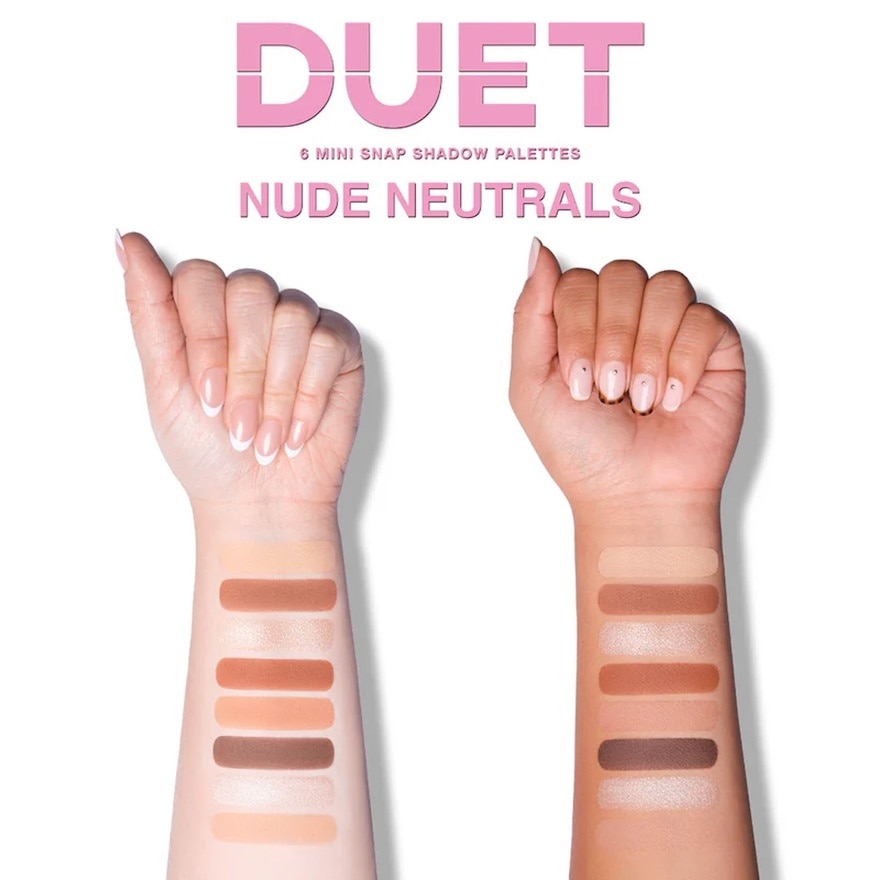 Duet Mini Snap Shadow Palette  Neutral Nudes