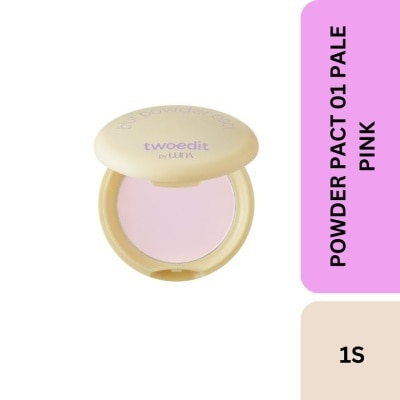TWOEDIT Powder Pact 01 Pale Pink