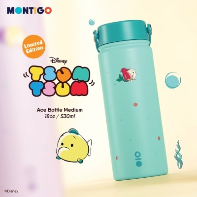 MONTIGO Disney Tsum Tsum Ace Bottle Ariel & Flounder 18oz