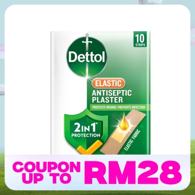 DETTOL Antiseptic Plaster Elastic 10s
