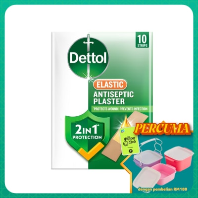 DETTOL - Antiseptic Plaster Elastic 10s