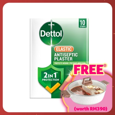 DETTOL Antiseptic Plaster Elastic 10s