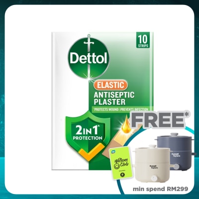 DETTOL Antiseptic Plaster Elastic 10s