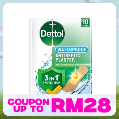 DETTOL Antiseptic Plaster Waterproof 10s