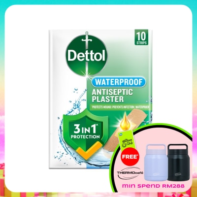 DETTOL - Antiseptic Plaster Waterproof 10s