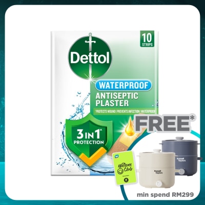 DETTOL Antiseptic Plaster Waterproof 10s