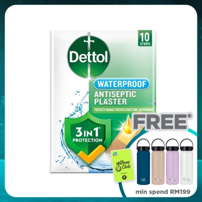 DETTOL Antiseptic Plaster Waterproof 10s