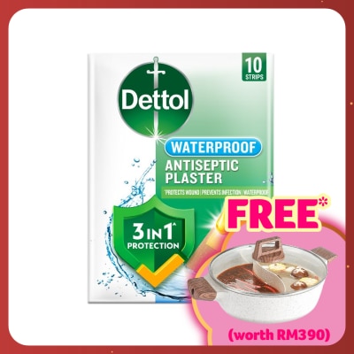 DETTOL Antiseptic Plaster Waterproof 10s