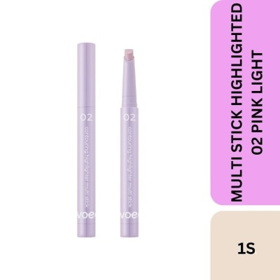 TWOEDIT Multi Stick Highlighted 02 Pink Light