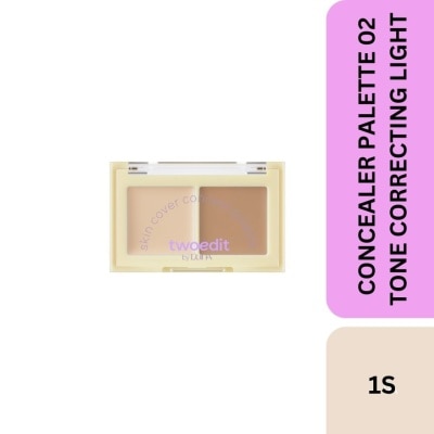 TWOEDIT Skin Cover Concealer Palette 02 Tone Correcting Light