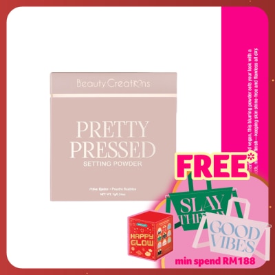 BEAUTY CREATIONS Pretty Pressed Setting Powder Barely Beige