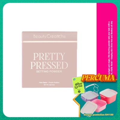 BEAUTY CREATIONS - Pretty Pressed Setting Powder Barely Beige