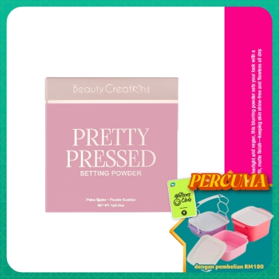 BEAUTY CREATIONS - Pretty Pressed Setting Powder Pink About It