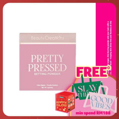 BEAUTY CREATIONS Pretty Pressed Setting Powder Pink About It