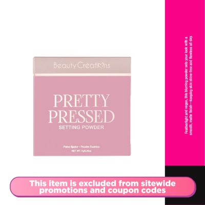 BEAUTY CREATIONS - Pretty Pressed Setting Powder Pink About It