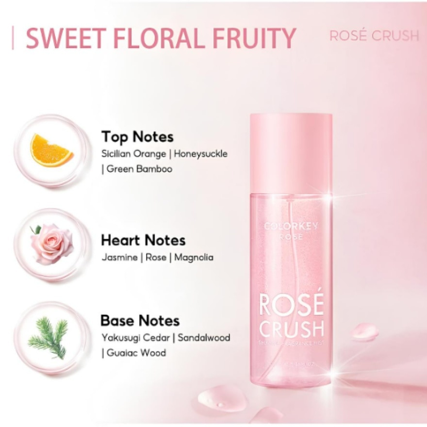 ROSÉ Rosé Crush Shimmer Fragrance Mist 100ml