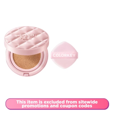 COLORKEY - Long Lasting Flawless Brightening Cushion Cream SPF50+ PA++++ N3