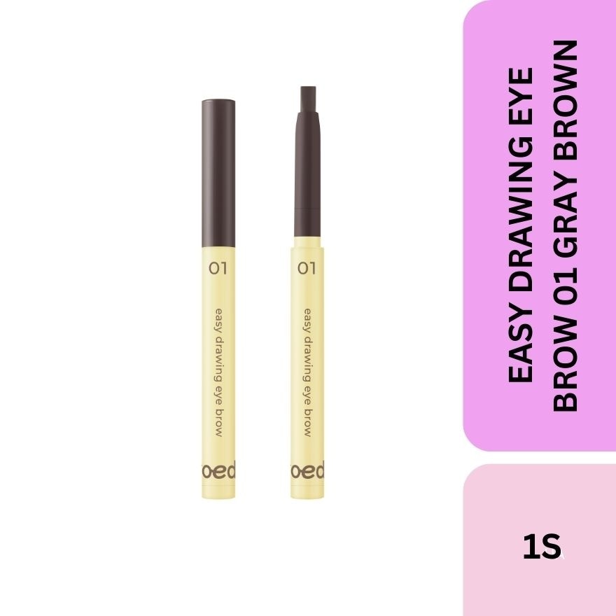 Easy Drawing Eye Brow 01 Gray Brow