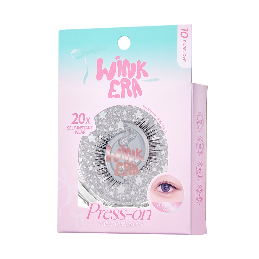 Wink Era Press-On False Eyelashes 10 Pure Love image