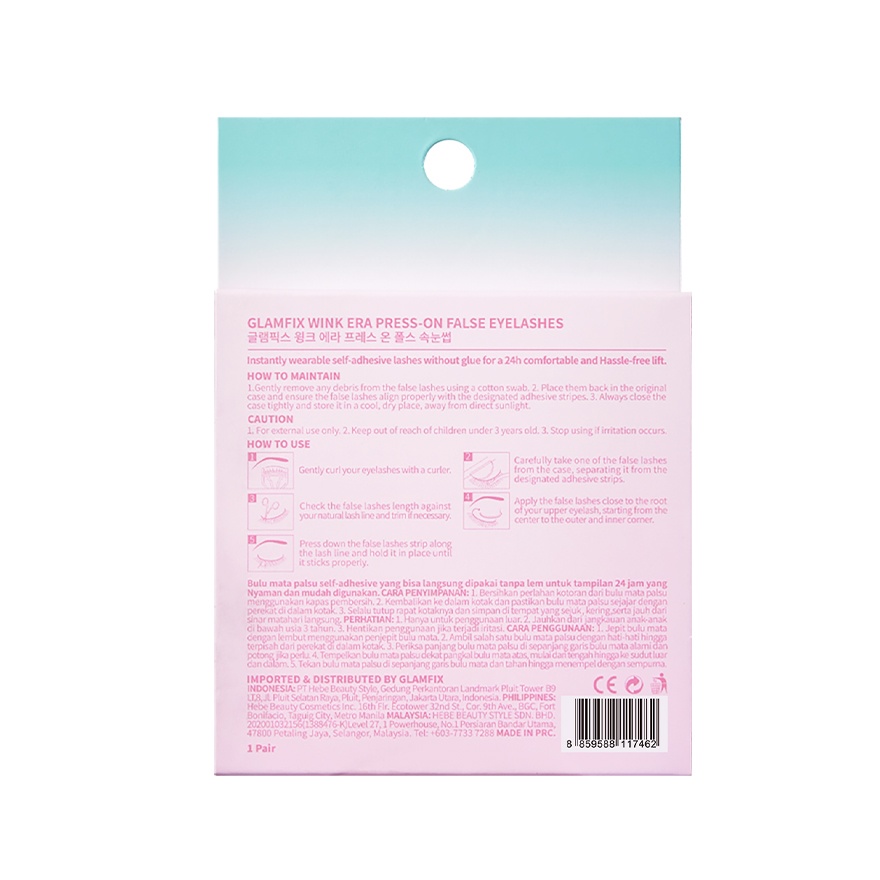 Wink Era Press-On False Eyelashes 10 Pure Love image