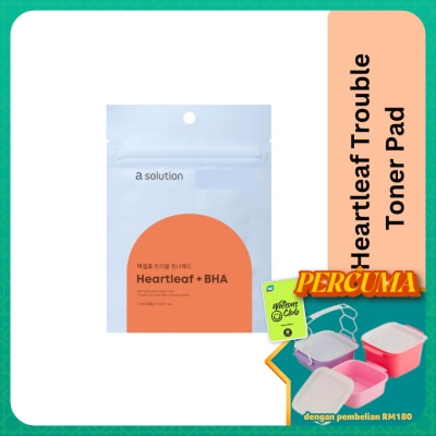 A.SOLUTION - Heartleaf Trouble Toner Pad 4s