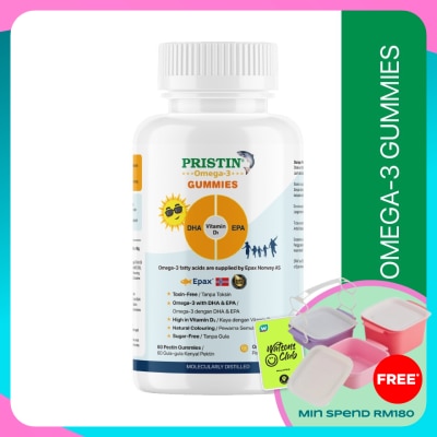 TOTAL HEALTH Pristin Omega-3 Gummies 60s