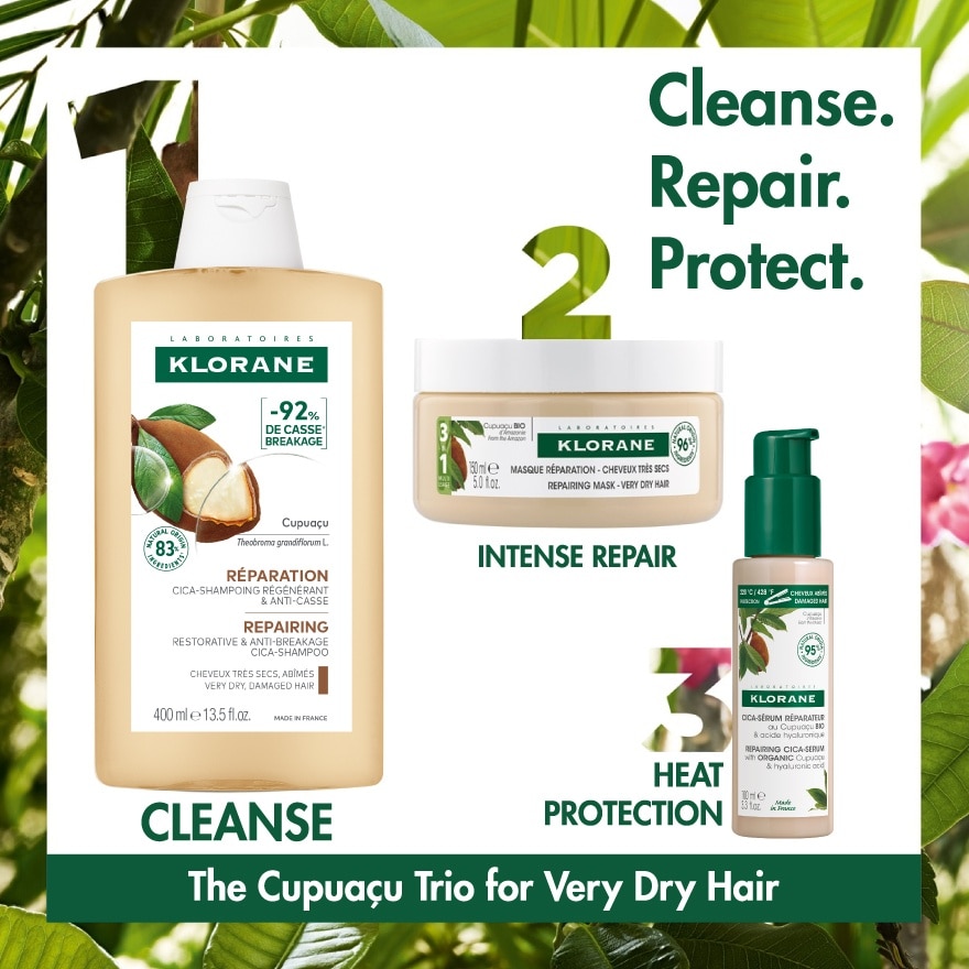Cupuacu Repairing Cica-Shampoo 400ml - for Dry & Damaged hair
