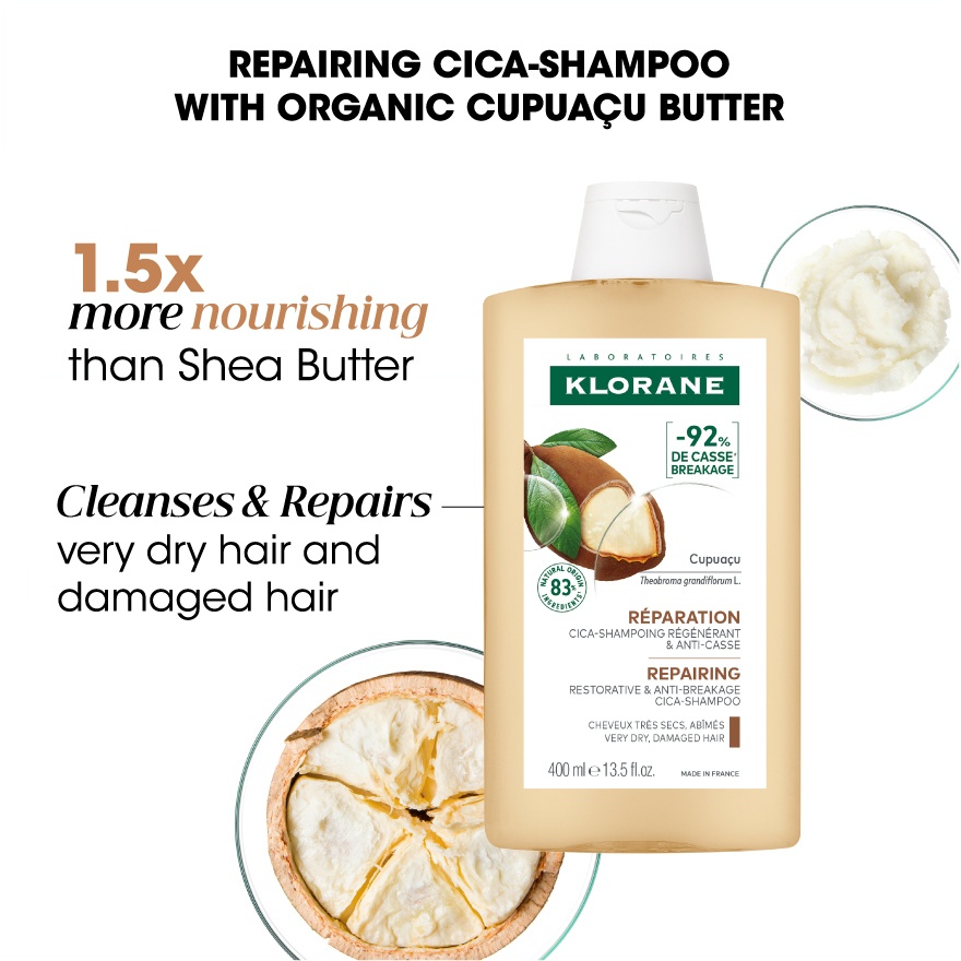 Cupuacu Repairing Cica-Shampoo 400ml - for Dry & Damaged hair