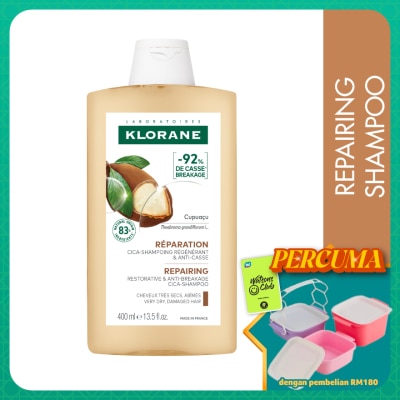 KLORANE - Cupuacu Repairing Cica-Shampoo 400ml - for Dry & Damaged hair