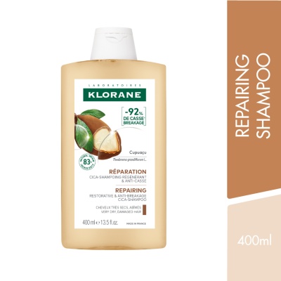 KLORANE - Cupuacu Repairing Cica-Shampoo 400ml - for Dry & Damaged hair