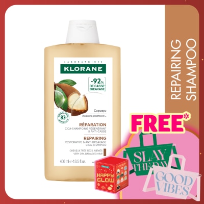 KLORANE Cupuacu Repairing Cica-Shampoo 400ml - for Dry & Damaged hair
