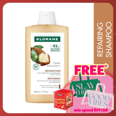 KLORANE Cupuacu Repairing Cica-Shampoo 400ml - for Dry & Damaged hair