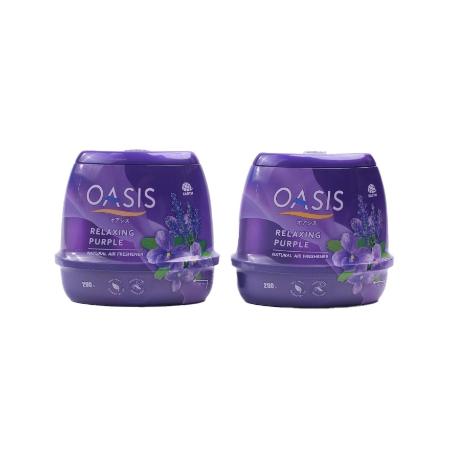 Air Freshener Gel Relaxing Purple 200g X2