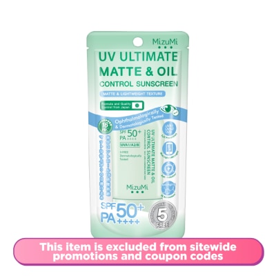 MIZUMI - UV Ultimate Matte & Oil Control Sunscreen 40g