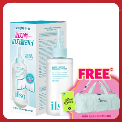 ILSO Super Melting Sebum Softener 150ml + Cotton Pad 40s
