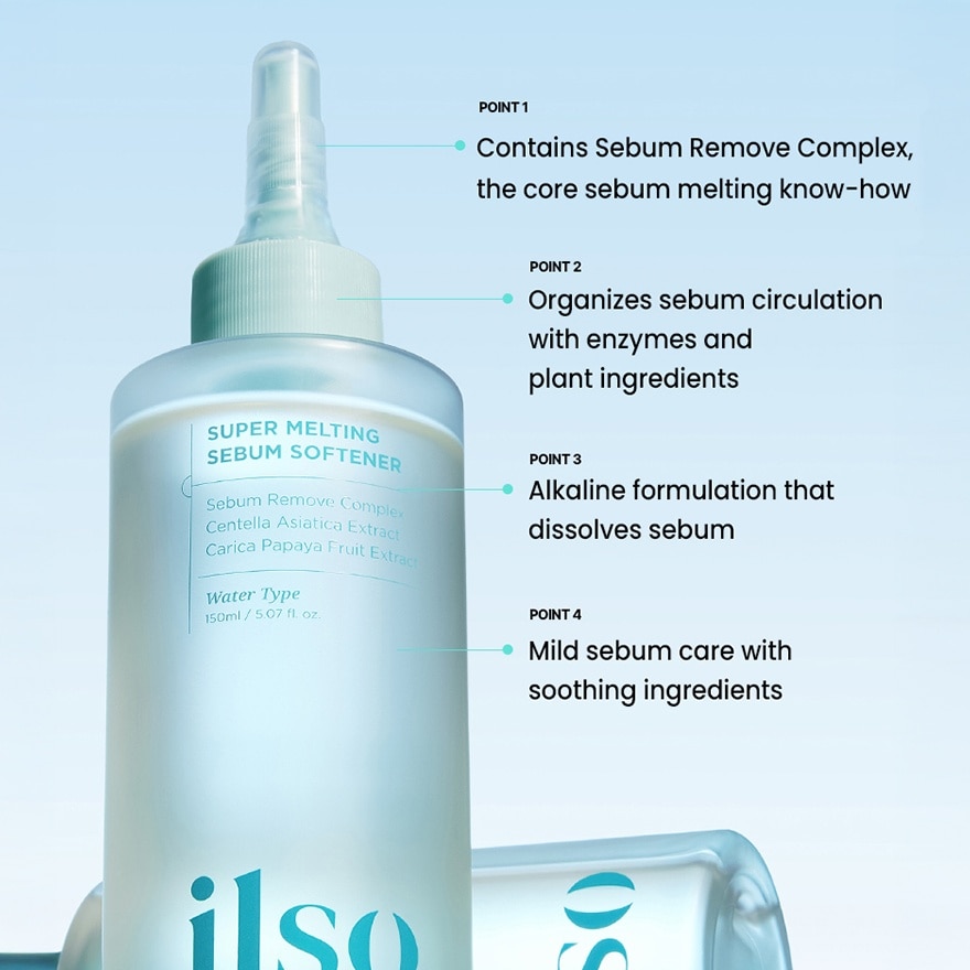 Super Melting Sebum Softener 150ml + Cotton Pad 40s