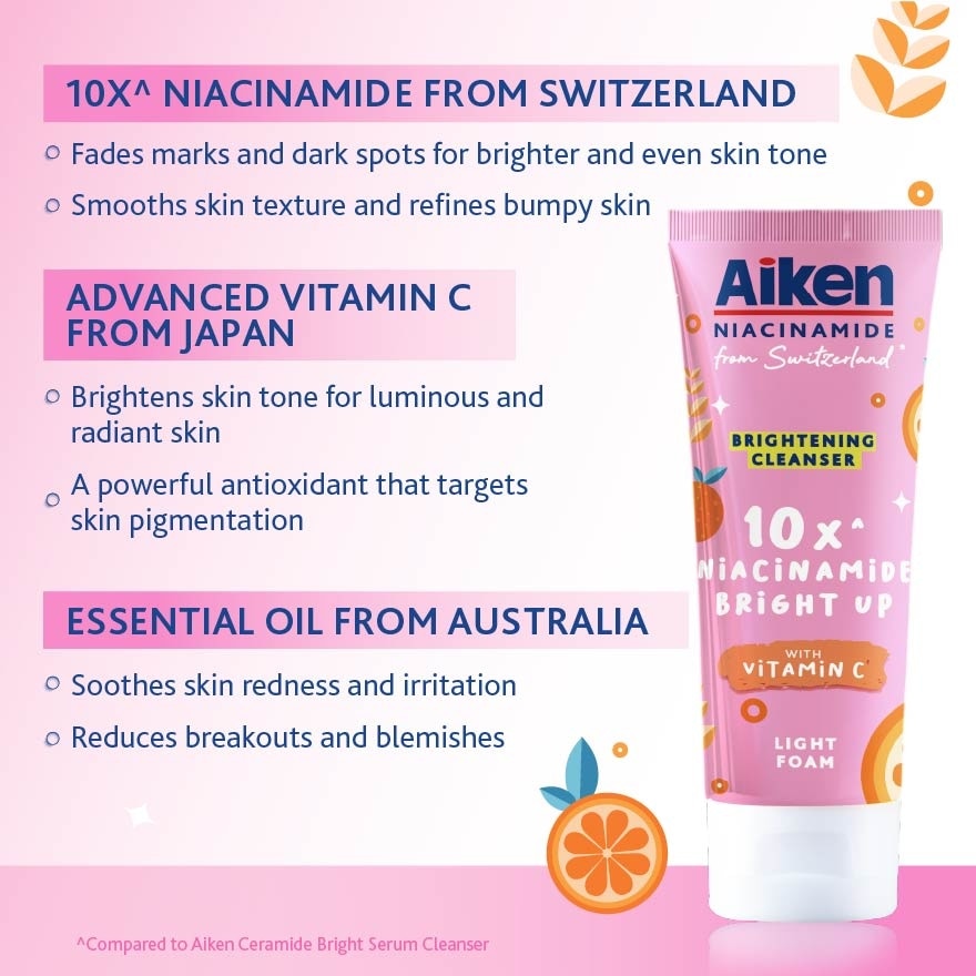 Niacinamide Bright Light Foam Cleanser 95g