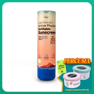HYGR Lightweight Moisturizing Active Physical Sunscreen SPF 50 PA++++ 50ml