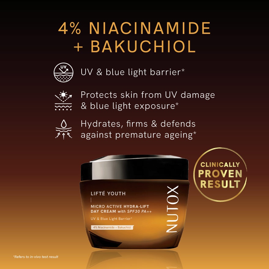 Lifte Youth Micro Active Hydra-Lift Day Cream With SPF30PA++ 30ml image