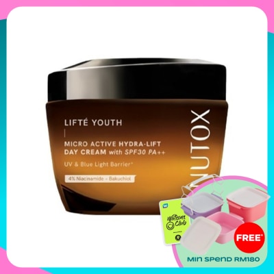 NUTOX Lifte Youth Micro Active Hydra-Lift Day Cream With SPF30PA++ 30ml
