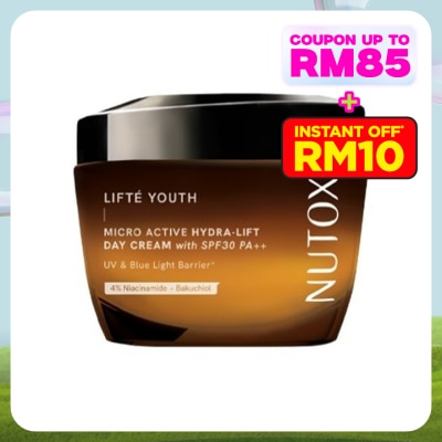 NUTOX Lifte Youth Micro Active Hydra-Lift Day Cream With SPF30PA++ 30ml