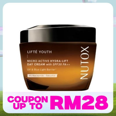 NUTOX Lifte Youth Micro Active Hydra-Lift Day Cream With SPF30PA++ 30ml