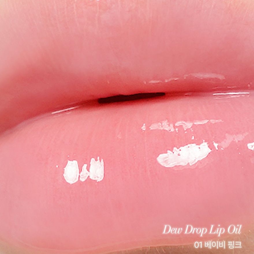 Dew Deop Lip Oil 01 Baby Pink